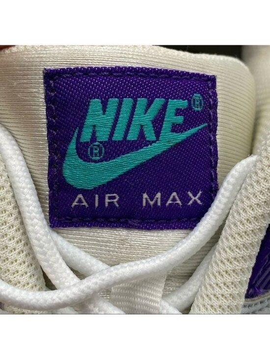 NIKE AIR MAX 90 ESSENTIAL AJ1285-103 SHOES SIZE 12 MENS WHITE BLACK JADE PURPLE main image 10